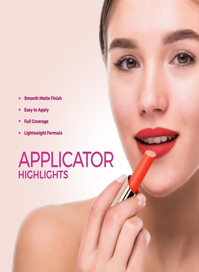 جوس مجموعة أحمر شفاه جوس طويلة الأمد، مكونة من 3 قطع للنساء (Cherry On Top-MCR09 قلم تحديد الشفاه، Gloss Kiss-G01 أحمر شفاه سائل، Pink Crush-M01 قلم رفيع) - Image 4