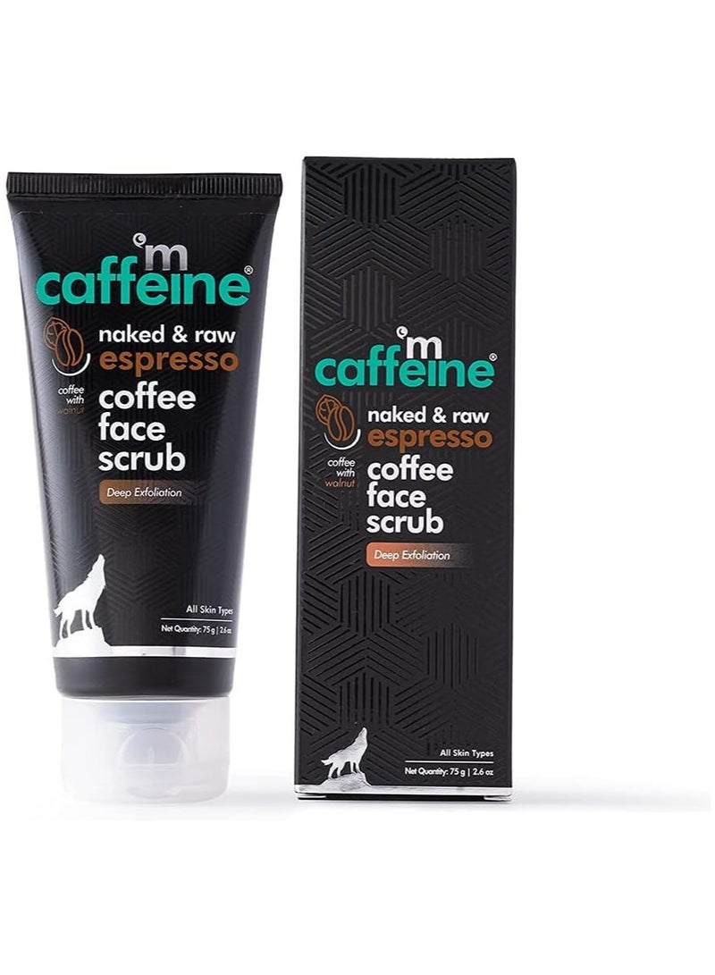 MCaffeine mCaffeine Naked & Raw Espresso Coffee Face Scrub, 75  - Image 1