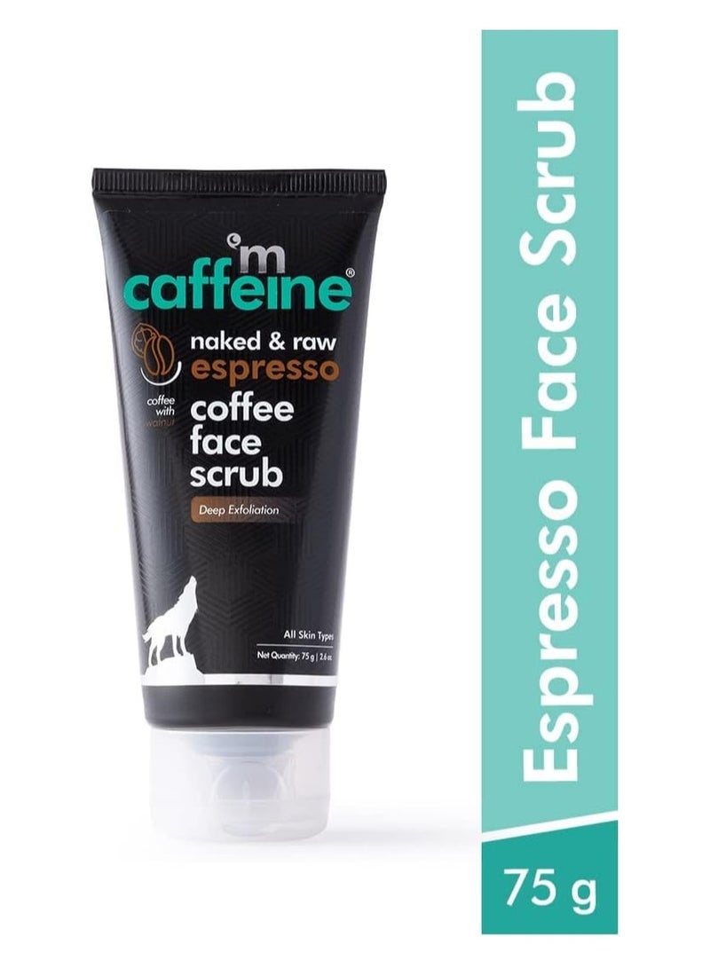 MCaffeine mCaffeine Naked & Raw Espresso Coffee Face Scrub, 75  - Image 2