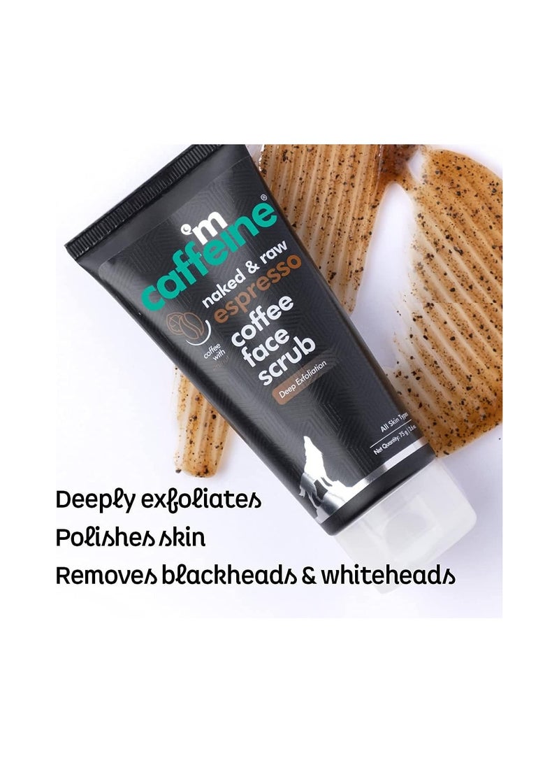MCaffeine mCaffeine Naked & Raw Espresso Coffee Face Scrub, 75  - Image 3
