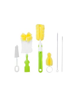 Goolsky Goolsky Bottle Nipple and Straw Cleaning Kit, Multi Color Feeding Cleaner Brush Cleaning Brush Kit 5 in 1  - Image 1