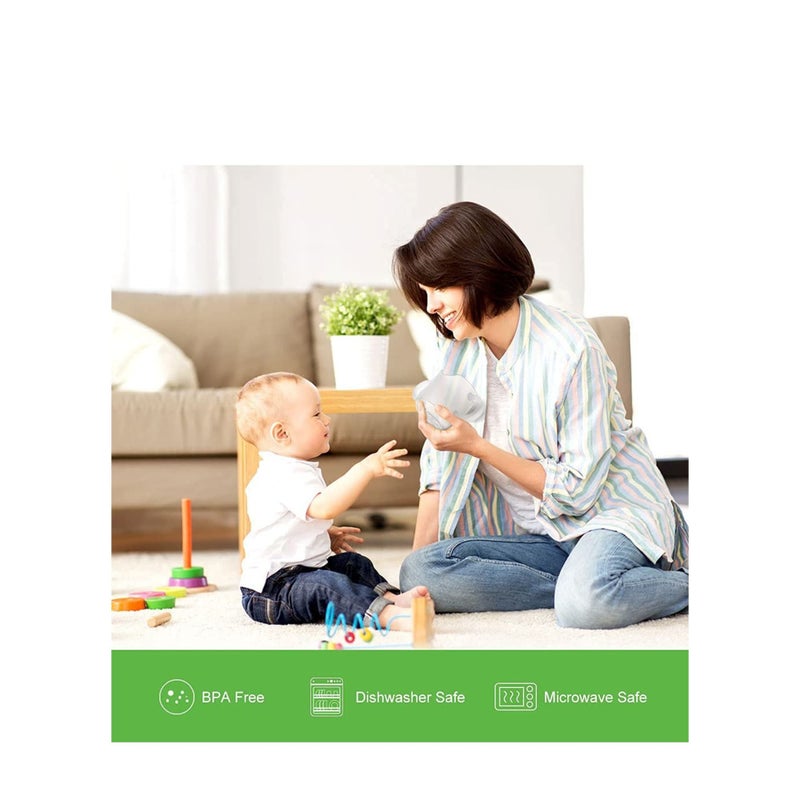 SOLARAE Silicone Toddler Cups, Bpa Free Drop - Proof Training Cups for Baby 6 Months+, 5 Ounce, Soft, Flexible, Drink Easier Independently, Food Grade Silicone, No Hidden Corners, Prevent Choking - Image 2