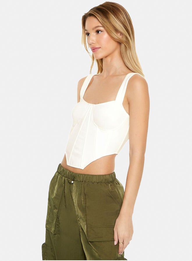 FOREVER 21 Bustier Crop Top - Image 2