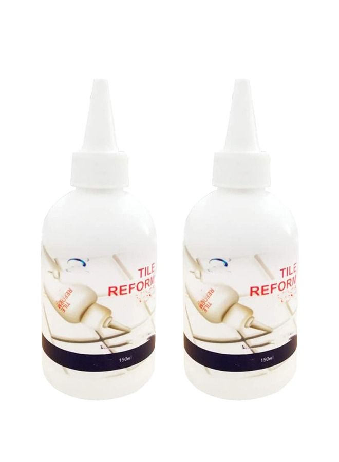 2Pcs Tile Gap Refill Agent Tile Reform Coatingmold Cleaner Tile Sealer Repair Glue - Image 1
