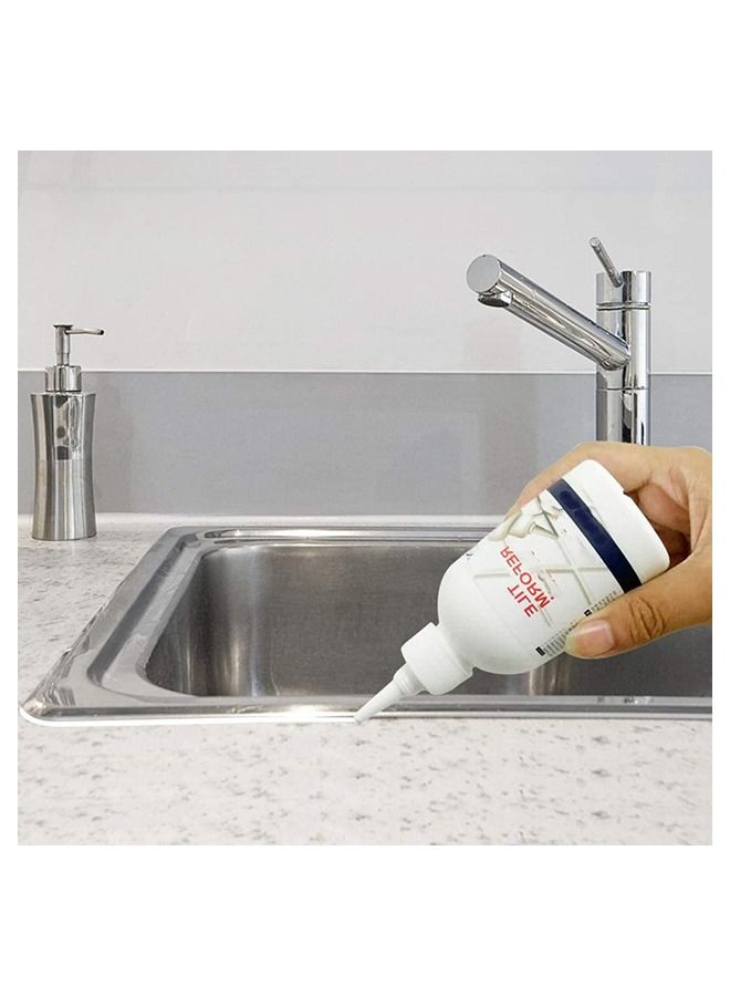 2Pcs Tile Gap Refill Agent Tile Reform Coatingmold Cleaner Tile Sealer Repair Glue - Image 3