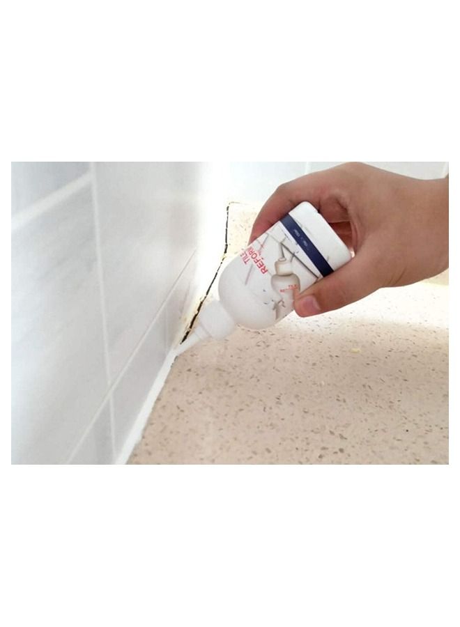 2Pcs Tile Gap Refill Agent Tile Reform Coatingmold Cleaner Tile Sealer Repair Glue - Image 5