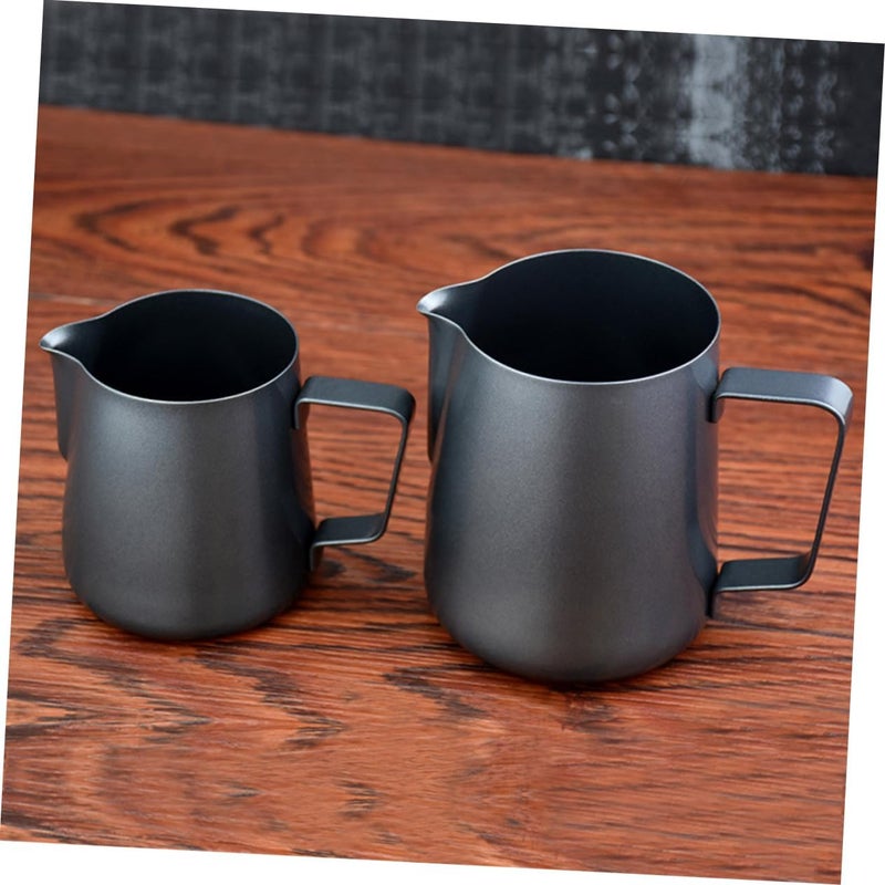 Ciieeo Stainless Steel Milk Frothing Pitcher for Latte Art Cappuccino Macchiato Elegant Design Non Stick Surface for Coffee Lovers and Home - Image 5