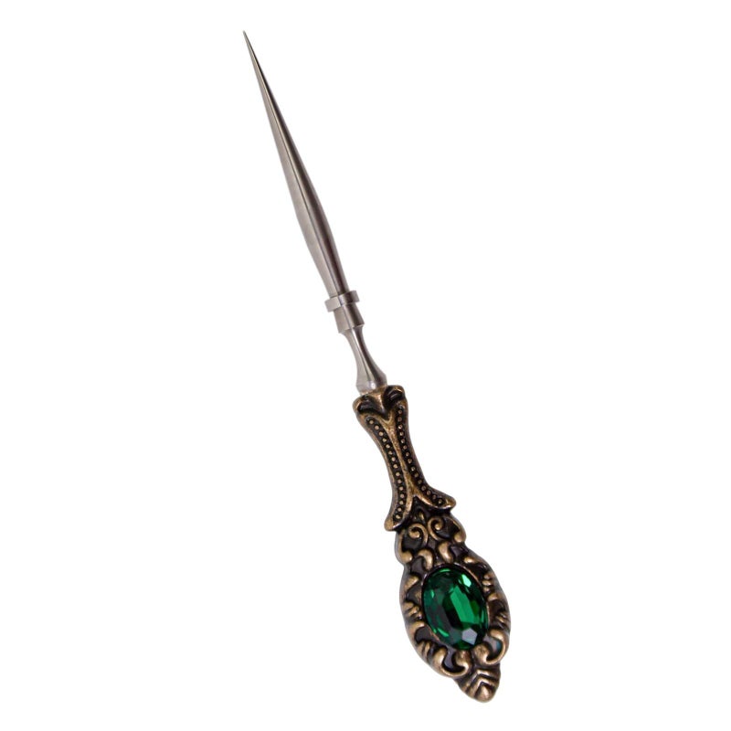 Bronze Vintage Sewing Awl For Leather Stitching Shoe Repair And Embroidery Tool - Image 1