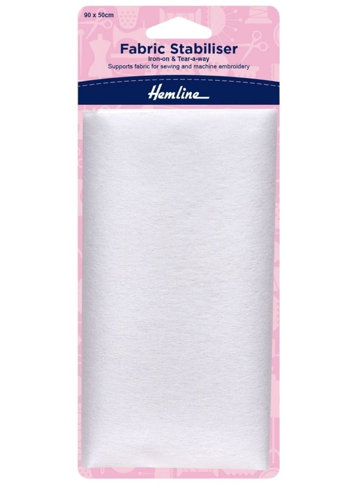 Hemline - Fabric Stabiliser Supports Fabric Whilst Sewing Then Tear Away 90X50 Centemeter - Image 1