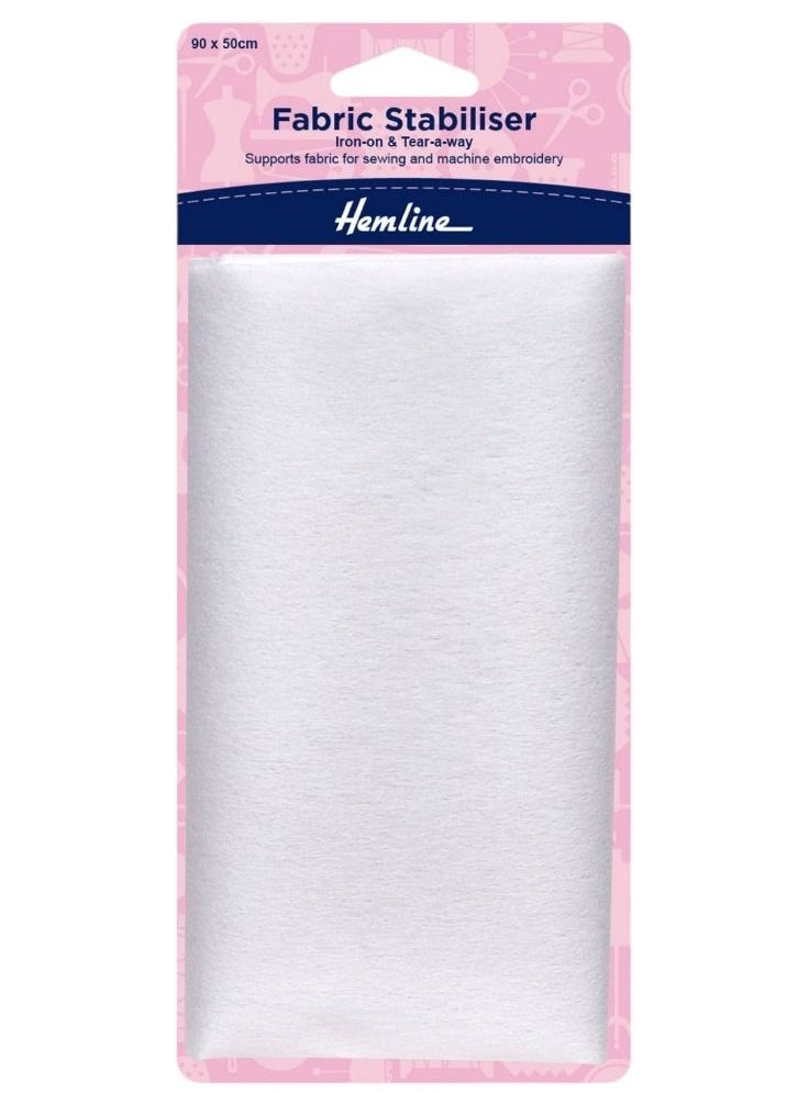 Hemline - Fabric Stabiliser Supports Fabric Whilst Sewing Then Tear Away 90X50 Centemeter - Image 1