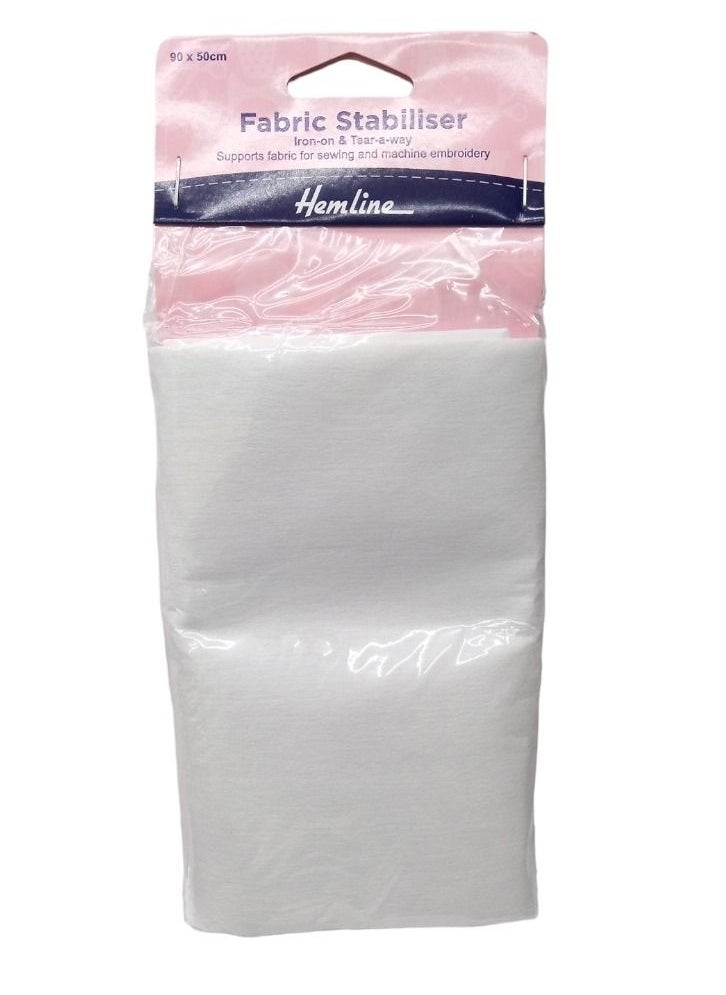 Hemline - Fabric Stabiliser Supports Fabric Whilst Sewing Then Tear Away 90X50 Centemeter - Image 1