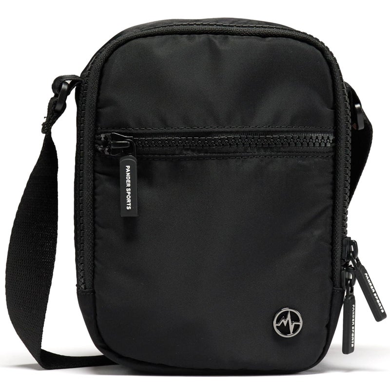 Pander Water-Repellent Crossbody Bag with Adjustable Strap - Perfect for Travel and Everyday Use. (Black) - Image 1
