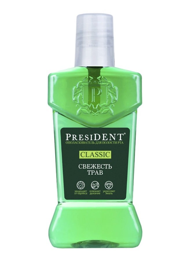 President Classic Mouthwash – Long-Lasting Freshness and Complete Oral Protection
