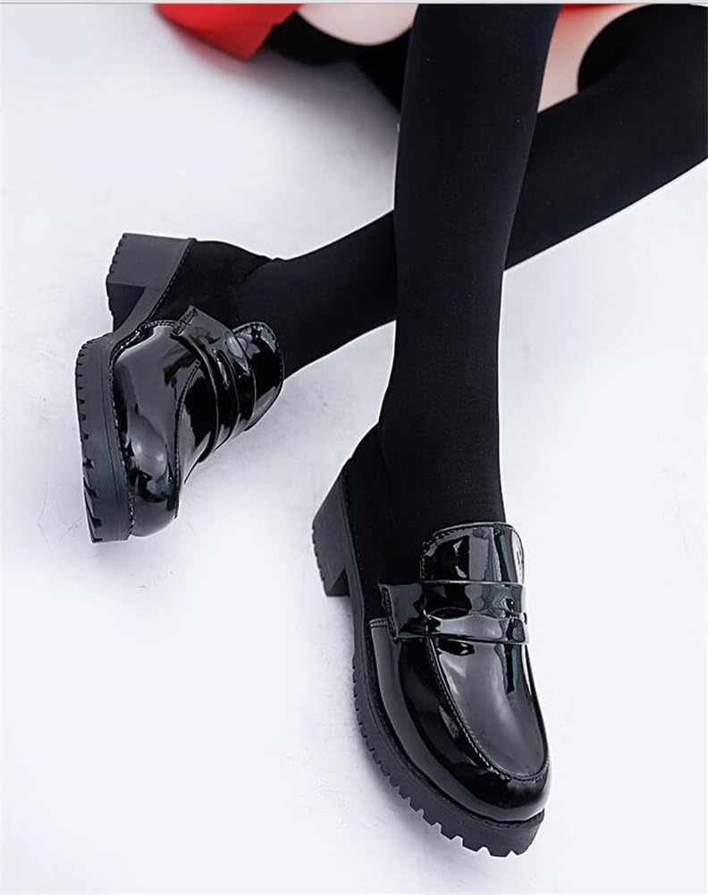 ACE SHOCK Women's Loafer Shoes Low Top Japanese Students Maid Uniform Dress Oxford Shoes - Image 2