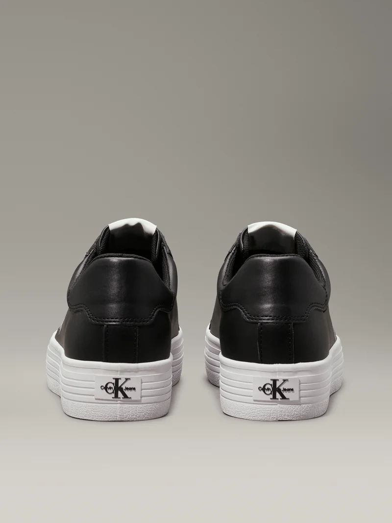Calvin Klein Jeans Leather Platform Sneakers