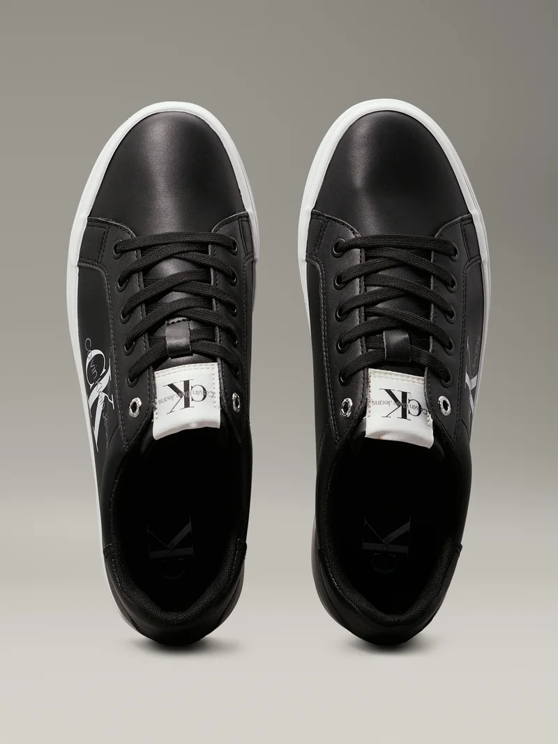 Calvin Klein Jeans Leather Platform Sneakers