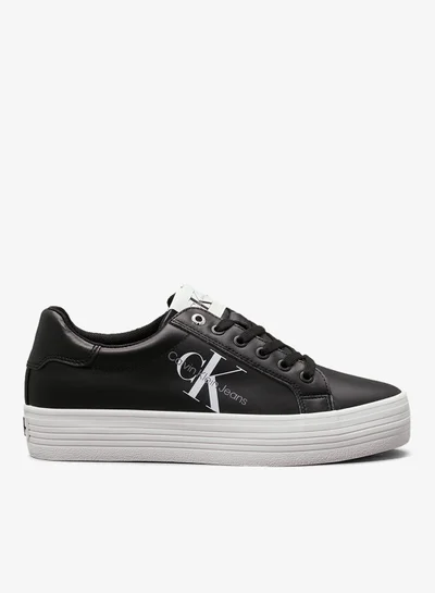 Calvin Klein Jeans Leather Platform Sneakers