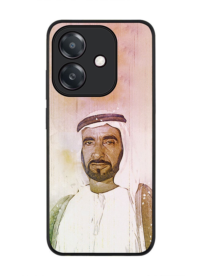 Stylizedd For Oppo A5i Case,Slim fit Camera Protection, Shockproof Thin Phone cover  -  The Wise Sheikh Zayed
