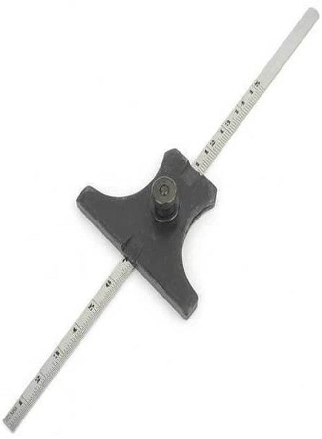 AnNafi® Stainless Steel Ruler Engineer's Depth Gauge Metric & Imperial 6" Ruler (150 mm)