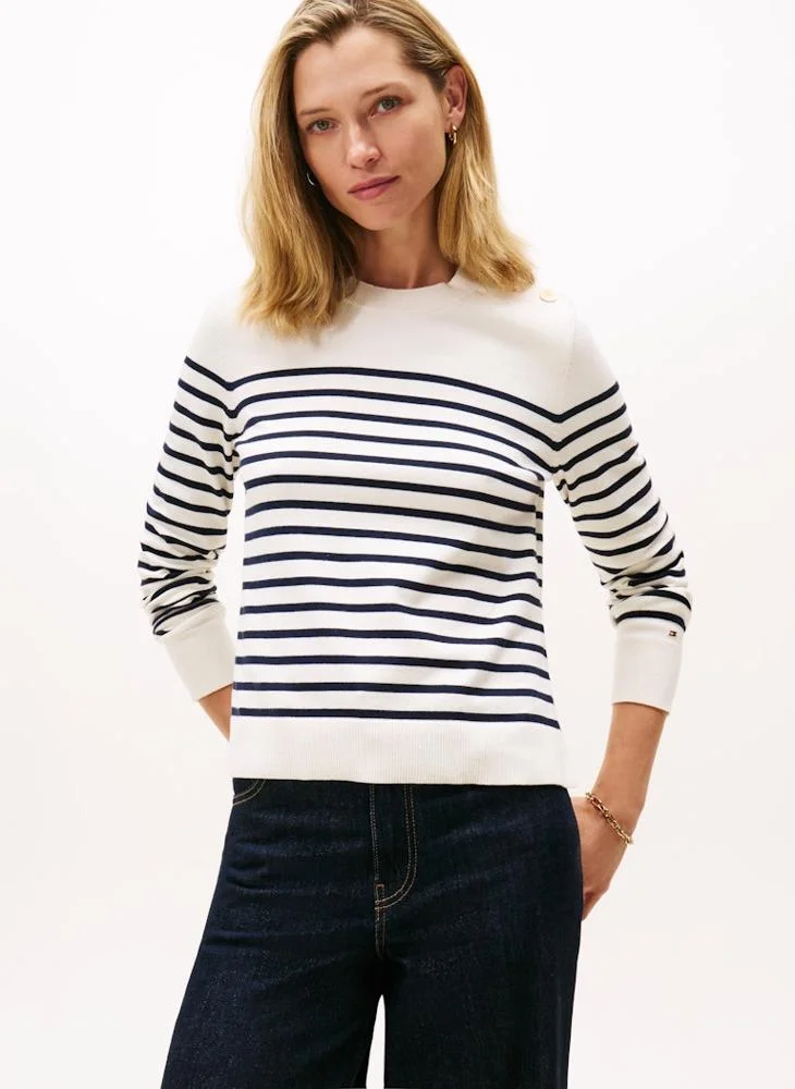 TOMMY HILFIGER Striped Crew Neck Sweater