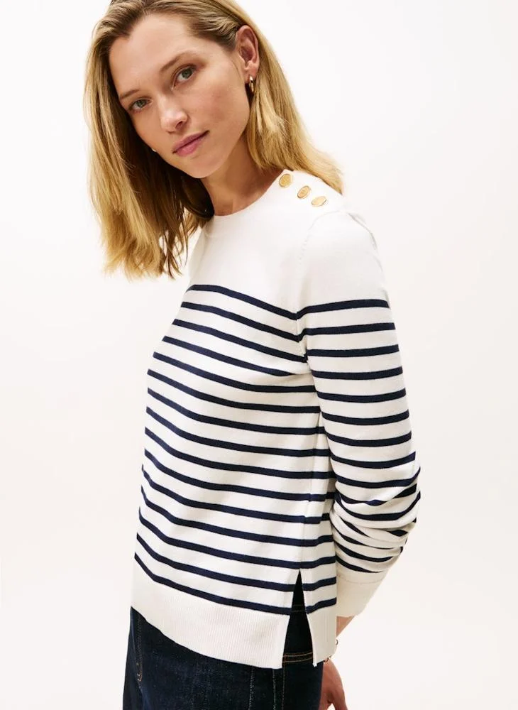 TOMMY HILFIGER Striped Crew Neck Sweater