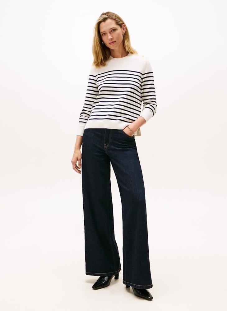 TOMMY HILFIGER Striped Crew Neck Sweater - Image 4