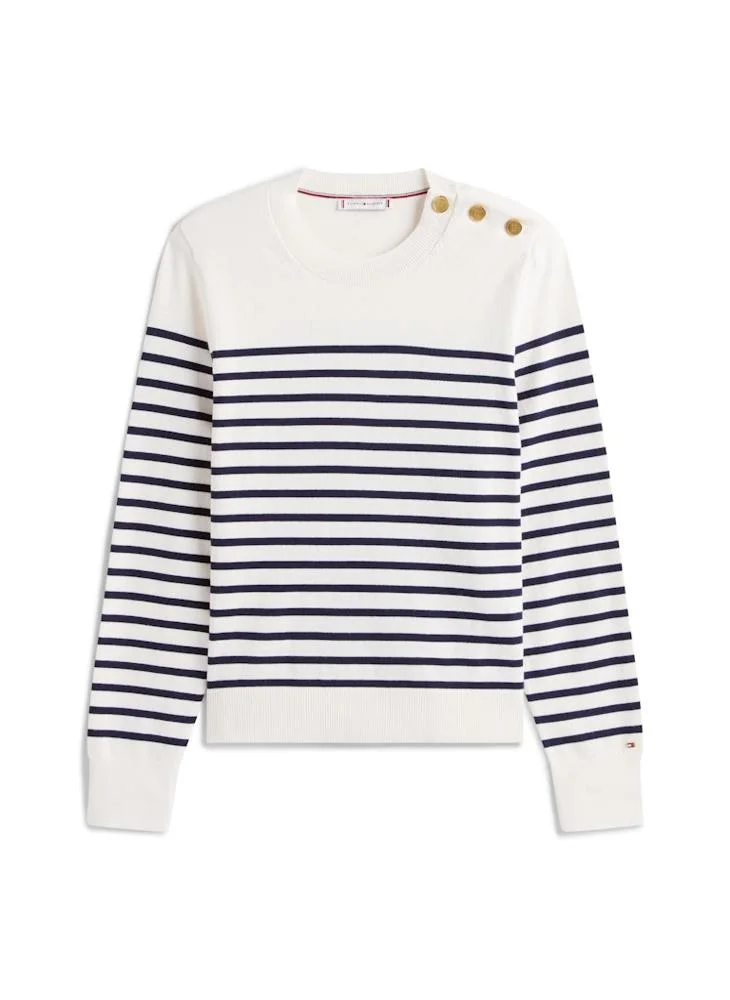 TOMMY HILFIGER Striped Crew Neck Sweater