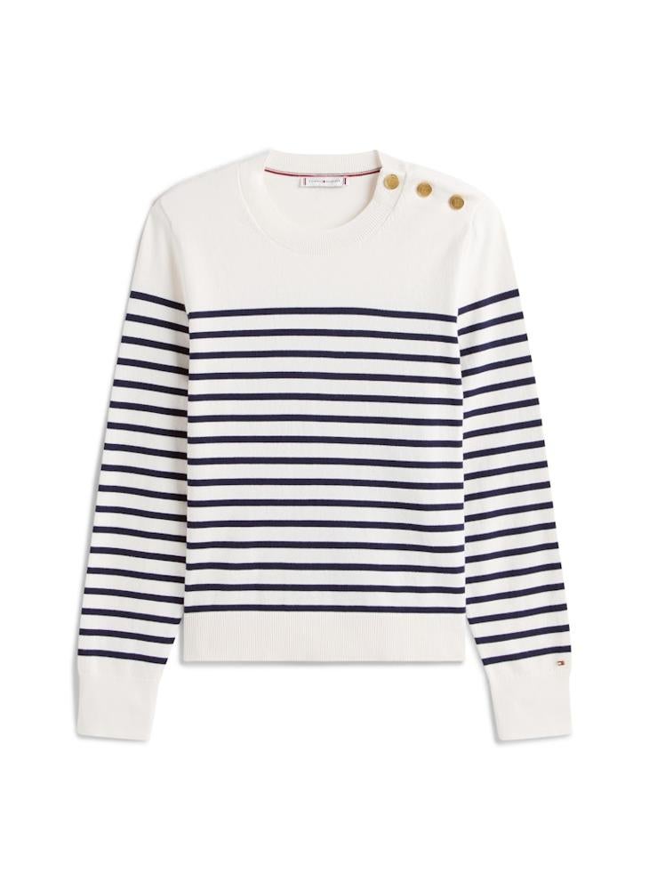 TOMMY HILFIGER Striped Crew Neck Sweater - Image 5