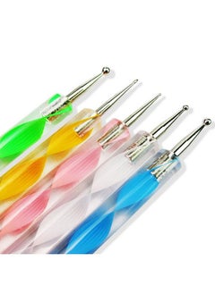 Toyvian Embossing Stylus Double End Tracing Dotting Pen Tool Set For Carbon Transfer Paper Painting Pottery Clay Indentation - 5 Pcs  - Image 3