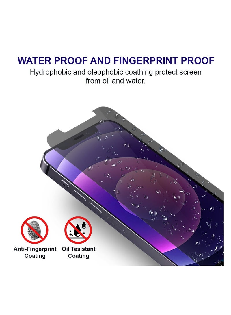 PRIMEEIGHT [2PCS] iPhone 11 Pro/XS/X Privacy Screen Protector 5.8 Inch Display Ultra Thin 9H Hardness Tempered Glass iPhone 11 Pro/XS/X Easy to Install HD Privacy Screen. - Image 5
