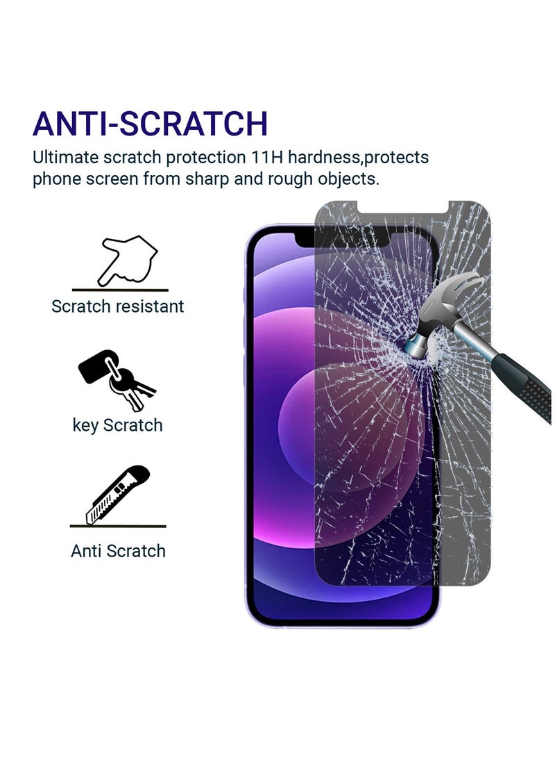 PRIMEEIGHT [2PCS] iPhone 11 Pro/XS/X Privacy Screen Protector 5.8 Inch Display Ultra Thin 9H Hardness Tempered Glass iPhone 11 Pro/XS/X Easy to Install HD Privacy Screen. - Image 4