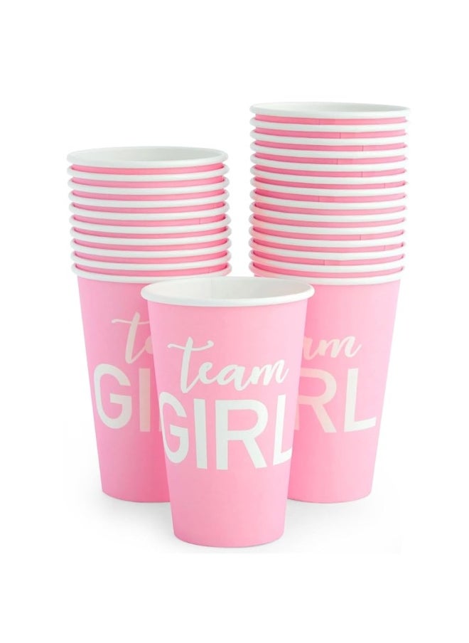 Blue Panda - BLUE PANDA Paper Party Cups, Gender Reveal Party Supplies (12 oz, Pink and Blue, 50-Pack) - Image 1