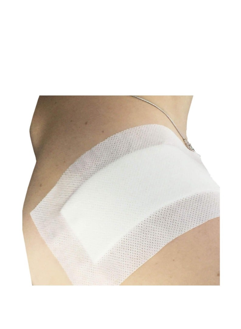 Generic 10 Packs Dressing Wound Bandage Sterile Adhesive Gauze Pads Patches Post Shower Breathable Borders Individually Packed Pouches Tapes 10x20CM  - Image 3