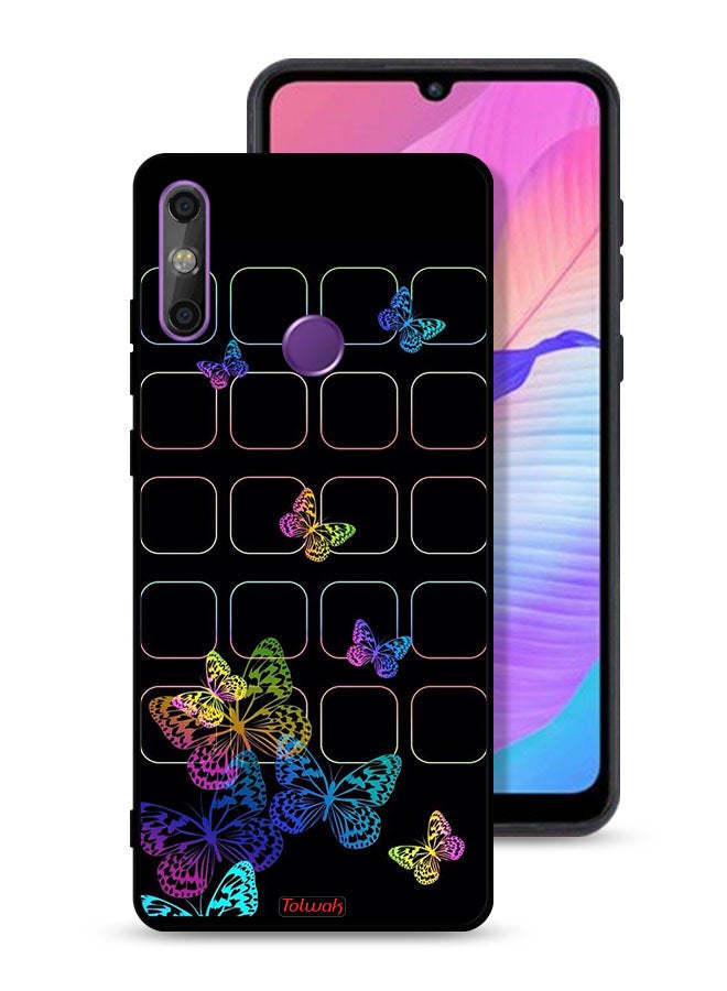 Tolwak Huawei Enjoy 20e Protective Case Cover Colorful Butterflies - Image 1