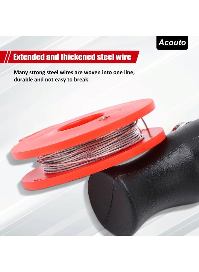 Acouto Windshield Removal Tool - Windshield Wire Cut Out Tool Car Windshield Removal Hand Tool Kit Window Glass Cutting Wire with Handles Professional Repair for Glass Removal - Image 5
