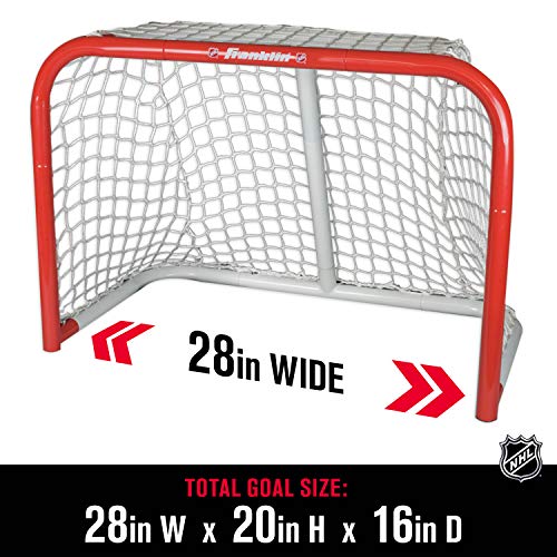 Franklin Sports NHL Mini Steel Street Hockey Goal - Kids Mini Skills Street Hockey Net - 28" x 20" - Perfect Youth Training Goal - Image 2