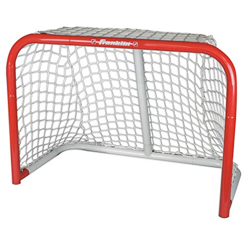 Franklin Sports NHL Mini Steel Street Hockey Goal - Kids Mini Skills Street Hockey Net - 28" x 20" - Perfect Youth Training Goal - Image 1
