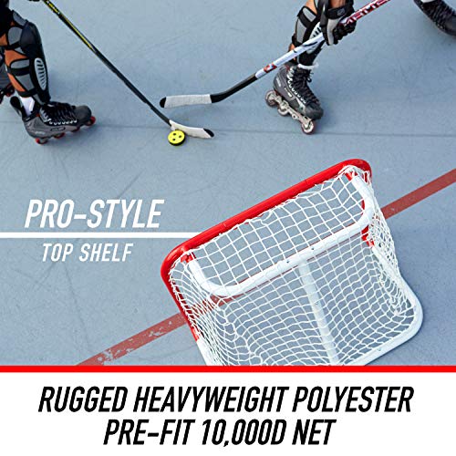 Franklin Sports NHL Mini Steel Street Hockey Goal - Kids Mini Skills Street Hockey Net - 28" x 20" - Perfect Youth Training Goal - Image 4