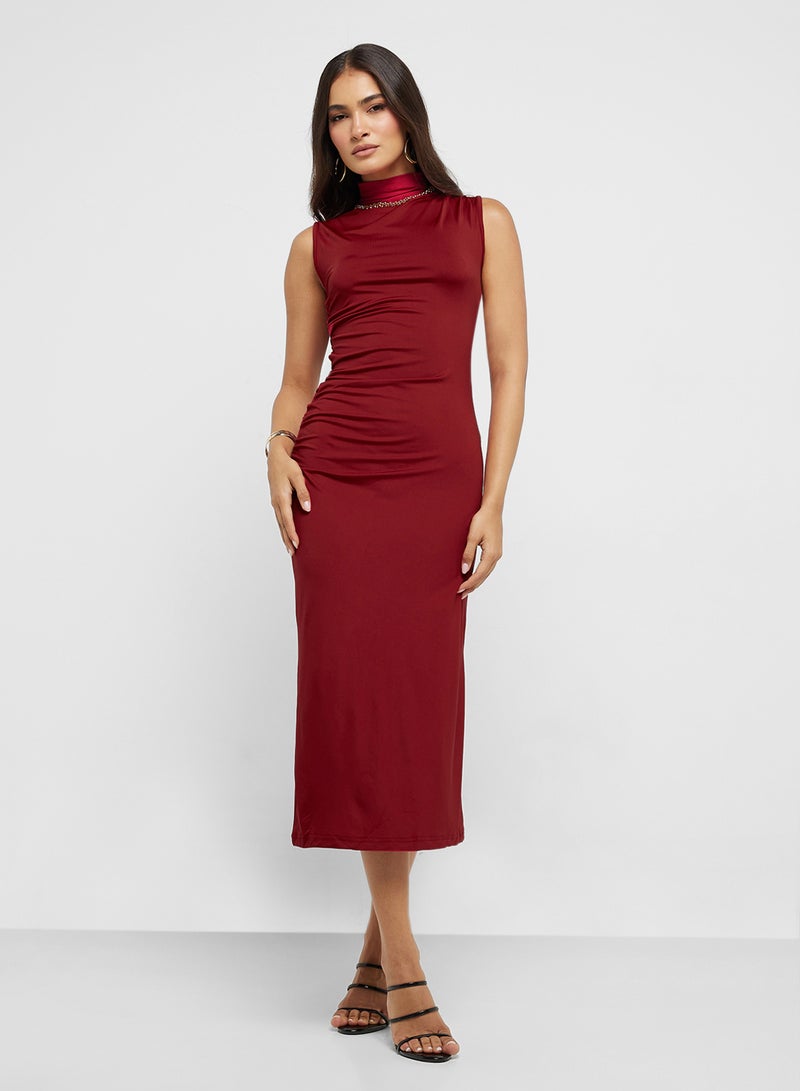 ايلا فستان سهرة مكشكش - Image 1