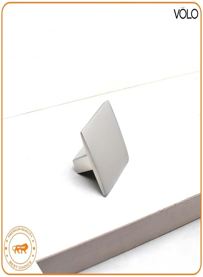 VOLO Cabinet Drawer Knob/knobs for Drawers/Drawer knobs/Handle/knobs for cabinets/Pull Handle (S-142) (Silver Satin, 3) - Image 4