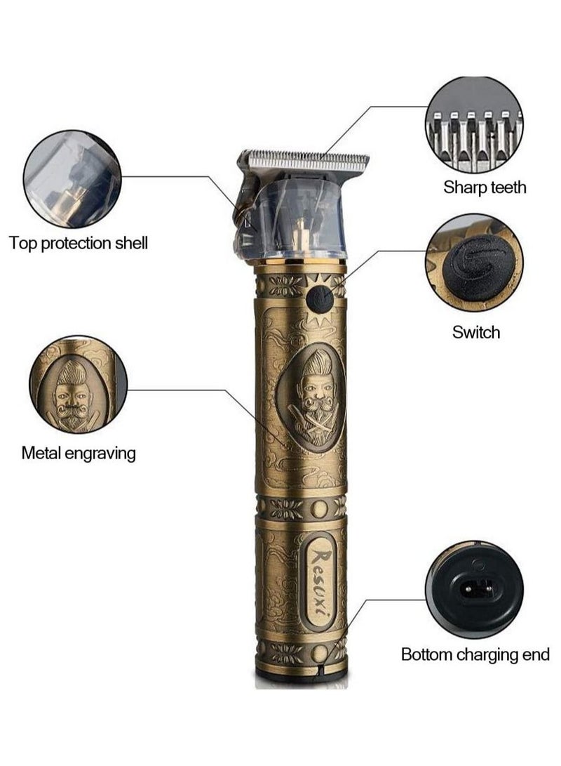 Mens Cordless Hair Carving Trimmer Clippers Tools for Men - Image 2