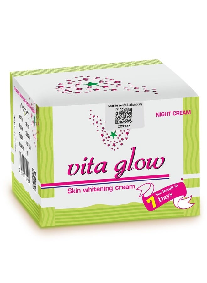 Vita Glow Night Cream – Nourishing Brightening Cream with Botanical Extracts - Image 1