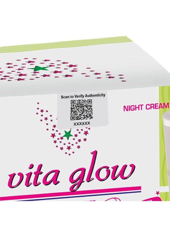 Vita Glow Night Cream – Nourishing Brightening Cream with Botanical Extracts - Image 4