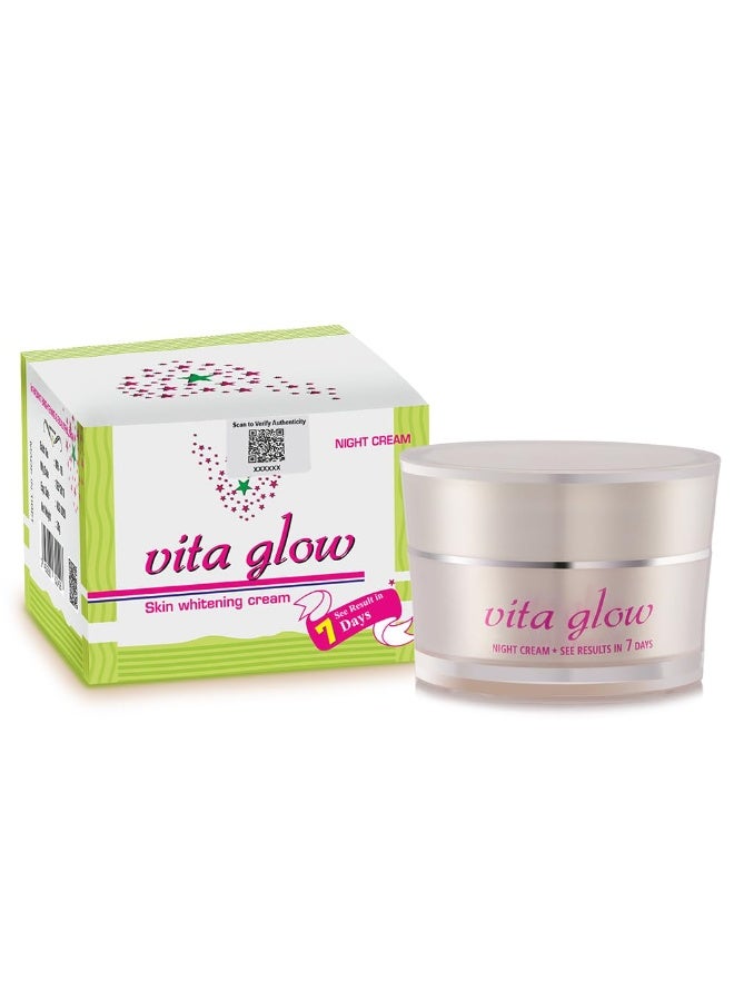 Vita Glow Night Cream – Nourishing Brightening Cream with Botanical Extracts - Image 5