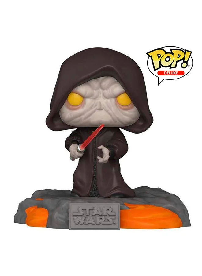 Funko Pop DeluxeStar Wars Sith- Darth Sidious (GW)(Exc), Collectible Action Vinyl Figure - 63293