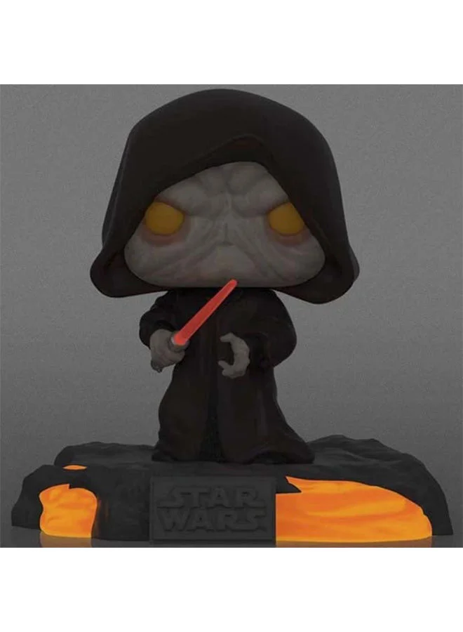 Funko Pop DeluxeStar Wars Sith- Darth Sidious (GW)(Exc), Collectible Action Vinyl Figure - 63293