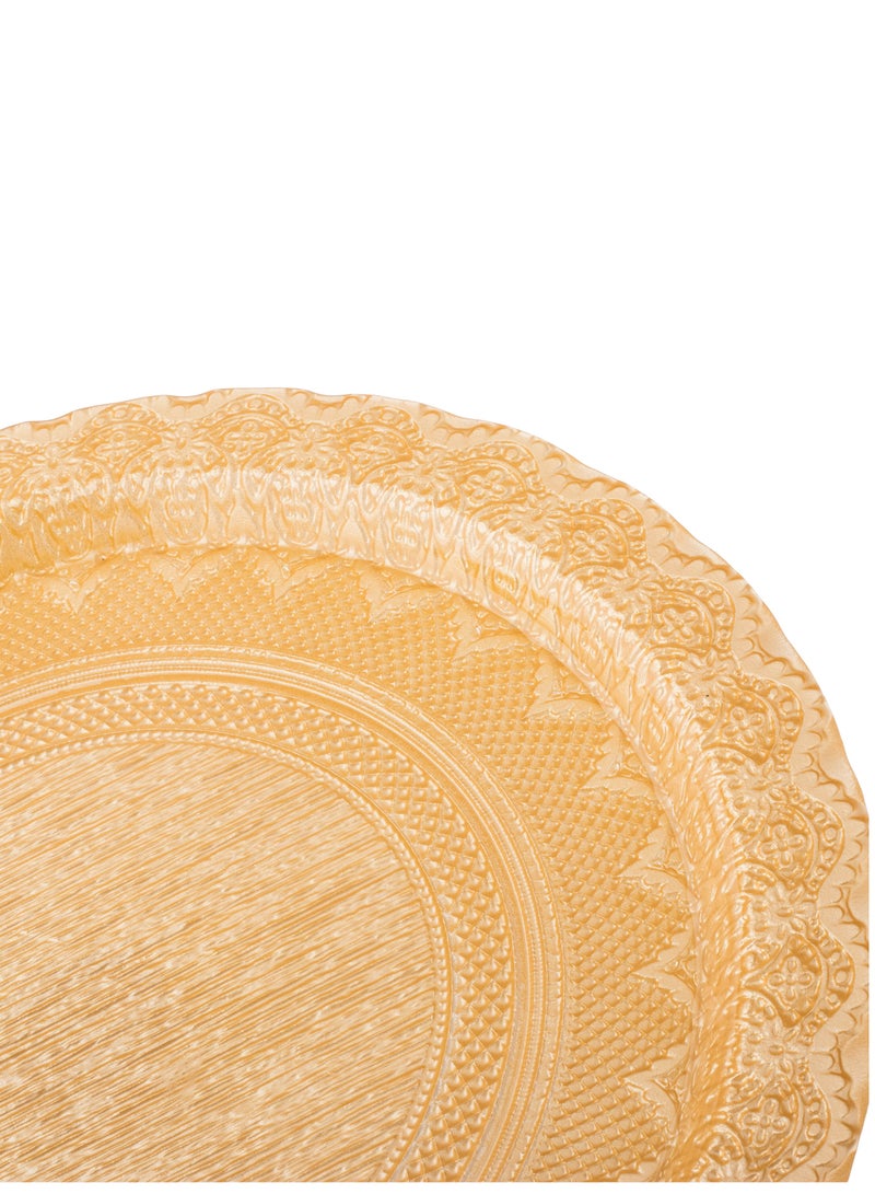 دانيا صحن كيك زجاج بقاعدة مع غطاء مقاس 30 سم ارتفاع 10سم - Image 4