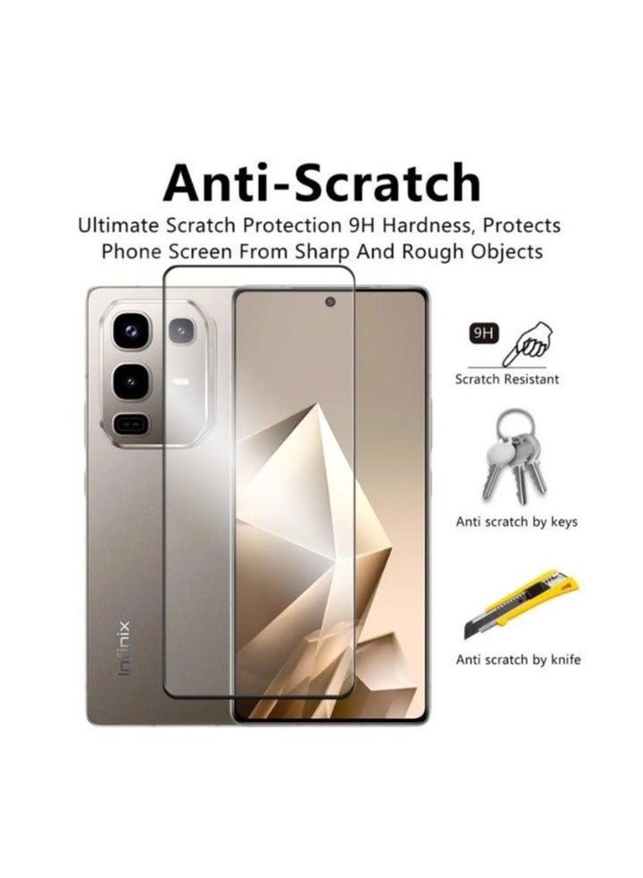 1 Pack for Infinix Note 50 X Screen Protector，High definition transparent anti-scratch, no bubbles, easy to install  - Image 3