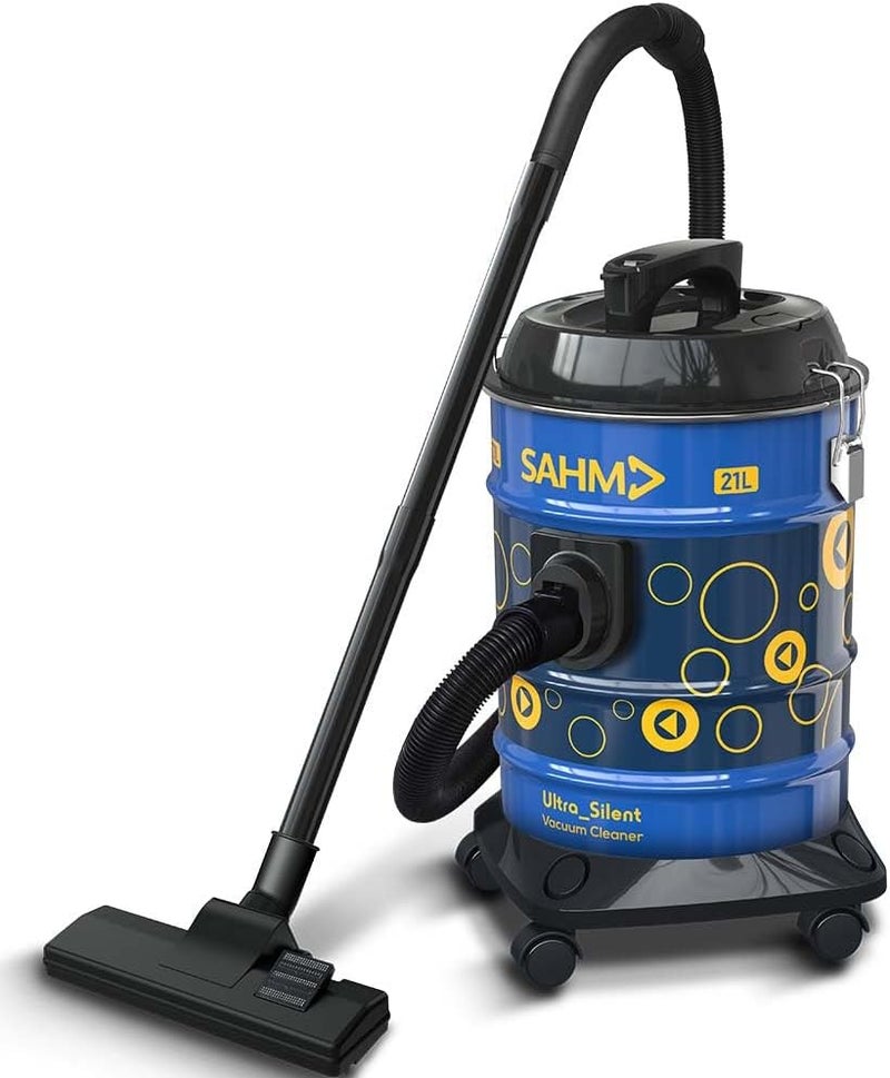 سهم مكنسة كهربائية Sahm سعة 21 لتر، قوة 2000 واط، طراز SHM-21VSY، لون أزرق - Image 1