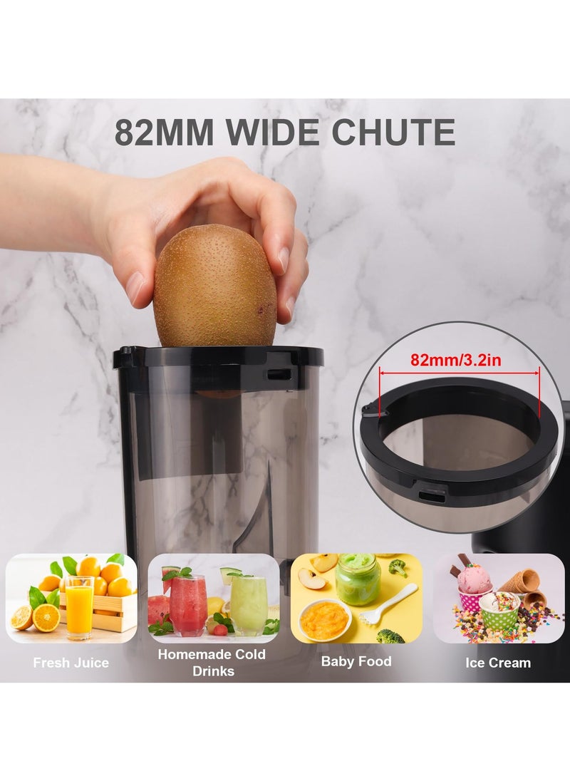 Generic - Juicer, Large Tank Slow Cold Press Juicer, Juice Separation Rate is High, Easy to Clean, No BPA - Image 1